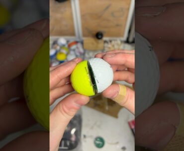 The FIRST EVER Titleist Prov1 Divide Ball #golf #golfball #golfshorts