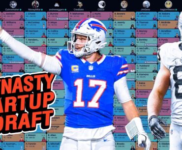 Dynasty Startup Draft - Fantasy Football 2025 (SuperFlex TE Premium)