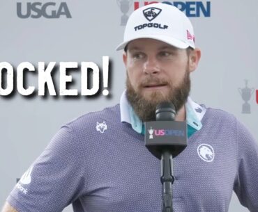 Tyrrell Hattons LIVE REACTION To JJ Spauns Winning Putt At US Open