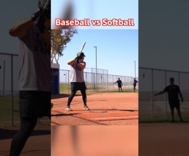 Baseball vs Softball