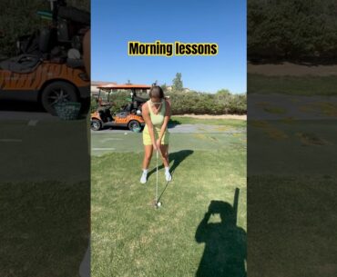 I started golf lessons this is how it’s going #cartgirl #golf #golfgirls #golfers #golflesson