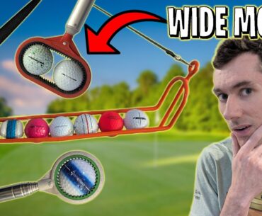 Golf Ball Hunting in 4K! Crazy New Golf Ball Retrievers! 🤯