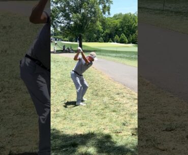 Luke Donald off the fairway on No. 12 at the 2025 PGA Championship #live #sports #golf