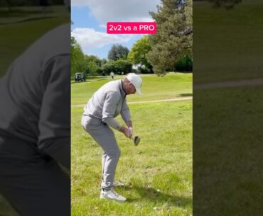 WE PLAYED A MATCH AGAINST A PRO! ⛳️👌 #youtubegolf #golf #golfshot #golfer