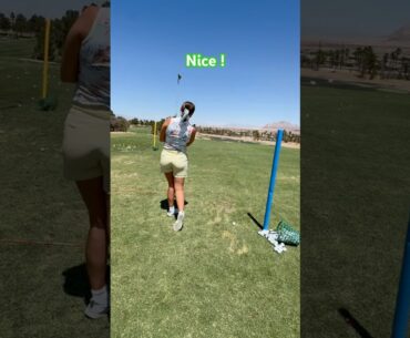 Gotta work on my speed #patience #cartgirl #golflesson #golf #golfers #golfgirls #golfer #golftips