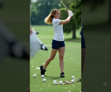 rate my girls swing...#pga2k25 #golffunny #golfshorts
