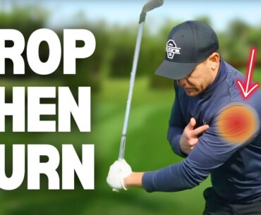 The TRICK To STAY DOWN Through Impact In The Golf Swing!