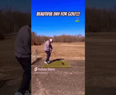 Beautiful day for golfing !!#pga #golf