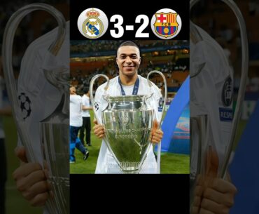 Kylian Mbappe Show 🥶 | Real Madrid vs Barcelona Final UCL 2025 Imaginary #football #shorts