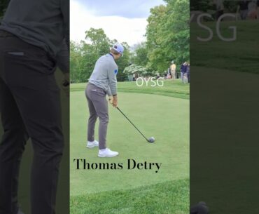 Thomas Detry cuts a drive.. @callawaygolf @shadyrays @FootJoy