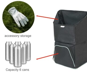 CaddyLite Cooler & Storage Bag - Fit for Auto+360 & Compact Models - Insulated 6-Can Compartment