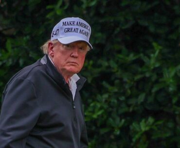 Donald Trump's golf revenues took a big drop
