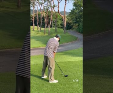 Taehyung playing golf ⛳ babe is cute 🥰💞
