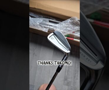 Takomo 201 and what you get when you order #golf #golfstuff #takomo201 #takomo #golfreels #unboxing