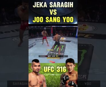Jeka Saragih vs Joo sang yoo ufc 316 🇮🇩 vs 🇰🇷 #jekasaragih