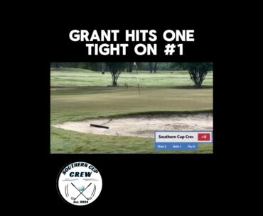 Southern Cup Crew: Grant hits one tight on 1 #golf #southerncupcrew #golfswing #golflife #golfing