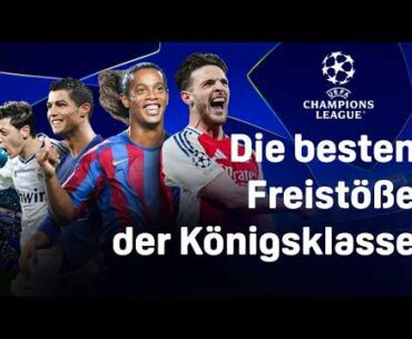 Die besten Freistöße der Königsklasse | UEFA Champions League | DAZN