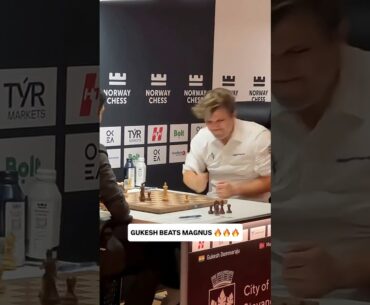 Magnus Carlsen CRASHES OUT after Upset Loss 🤬 (via @NorwayChess )