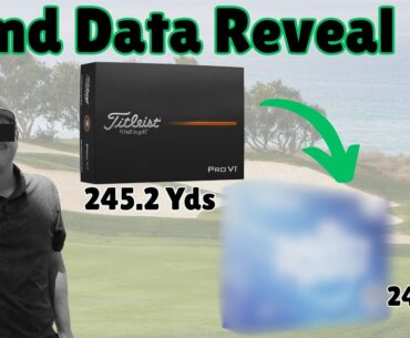 Blind Golf Ball Comparison #1 | Surprising Golf Ball Test Data From This Year