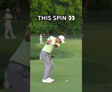 INSANE spinner from Collin Morikawa 🔄