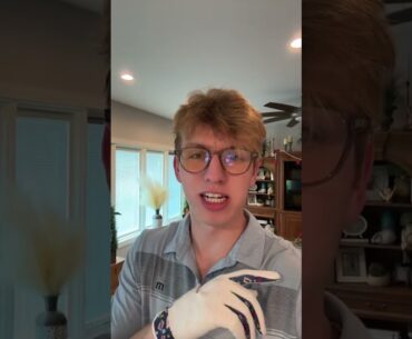 The golf gloves are crazy