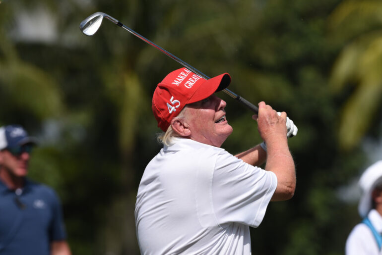 President Trump Not Stopping Golf During U.S. Government Shutdown Download app from appStore