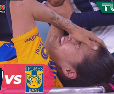 ¡TERRIBLE! Ovalle se lesiona y SALE LLORANDO | Monterrey 0-1 Tigres | Liga MX Femenil - 4tos CL 2025