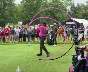 Bubba Watson 3D Swing Tracer at LIV Virginia