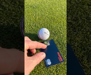 The TEE that can READ Greens! #short #golf #golfhacks
