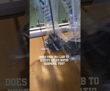 Does this 16:1 LAB vs Scotty sales surprise you? #golf #putter #sales