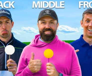 We Played Golf With No Handicaps - But Different Tees!