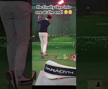 Smoothest golf swing you will ever see #golf #golfswing #slowmotion #slice #draw