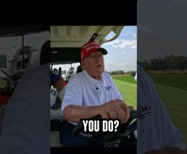 Donald trump solo birdie !!!😱#shorts #golf #makeamericagreatagain #sports #trump #subscribe