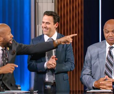 Mentalist Oz Pearlman blows the minds of Chuck, Kenny, Ernie & Clark 🤯 | 2025 March Madness