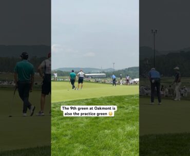 The setup is unique at the U.S. Open ⛳️