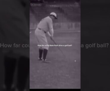 Bane Ruth golf swing