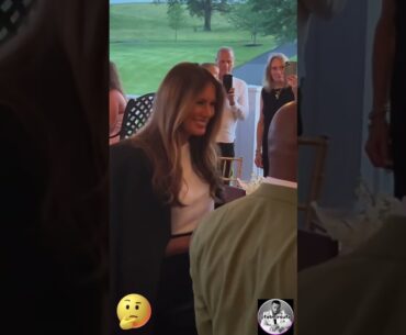 President Donald Trump & First Lady Melania Trump last night at Trump National Golf Club Bedminster!