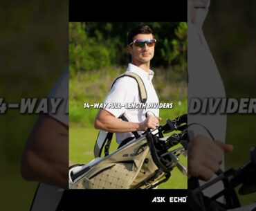 AskEcho Golf Bag Prestige-14 Way Stand Bag | Toasted Alomnd  #askecho #golf #golfbag