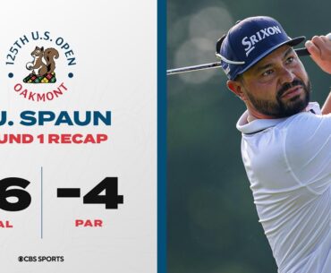 2025 U.S. Open First-round Recap: J.J. Spaun ties the lowest opening round at Oakmont for U.S. Open