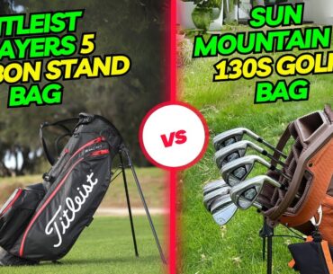 titleist players 5 carbon stand bag vs Sun Mountain C-130S golf bag Review and Comparison