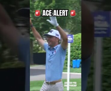 Eric Cole with a hole-in-one! #golf #golfnetwork #pgachampionship #pgatour #pga