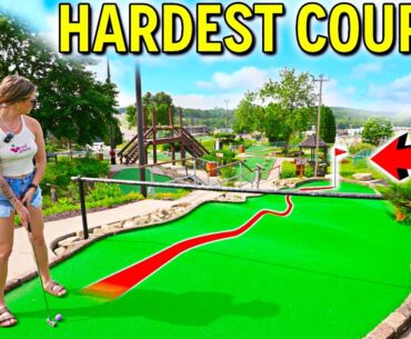 We Found the HARDEST Pirate's Cove Mini Golf Course!