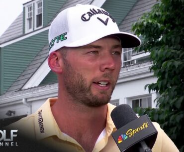 Sam Burns reflects on 65 during Round 2 of U.S. Open at Oakmont | Golf Channel