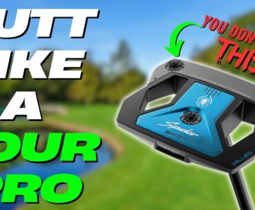 How to Putt Like a TOUR PRO without BUYING a new Putter!