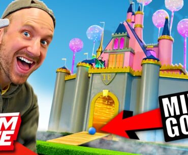 We made the CRAZIEST Mini Golf Course!! | Disney Edition
