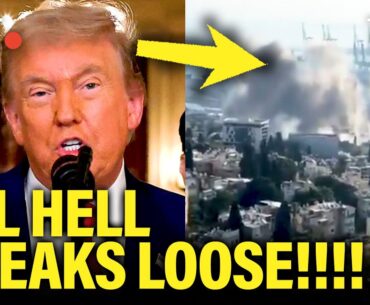 All HELL BREAKS LOOSE as Trump JOINS WAR after GOLF