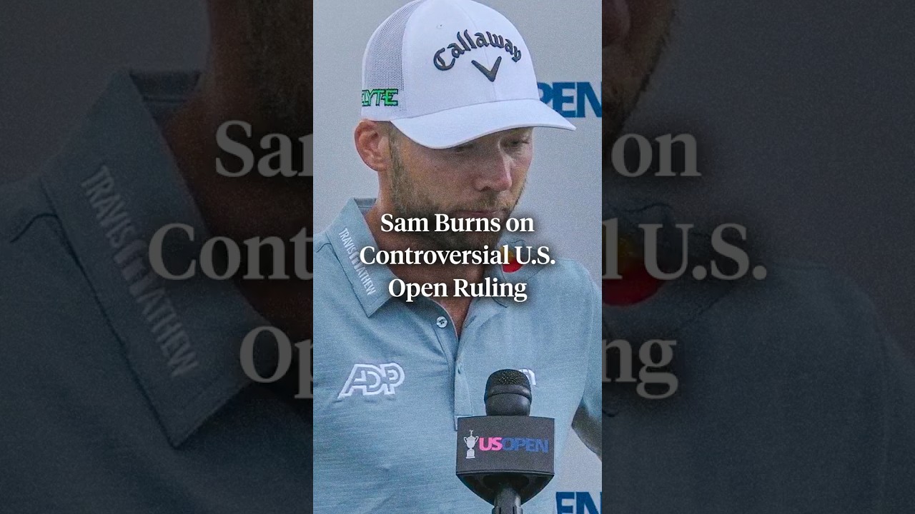 Sam Burns talked about the casual water ruling he received during the final round of the U.S. Open. Sam Burns talked about the casual water ruling he received during the final round of the U.S. Open.