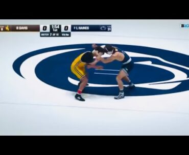 Levi Haines(PSU) vs Riley Davis(WYO) 12/15/24 (Jeff Byers Radio Call)