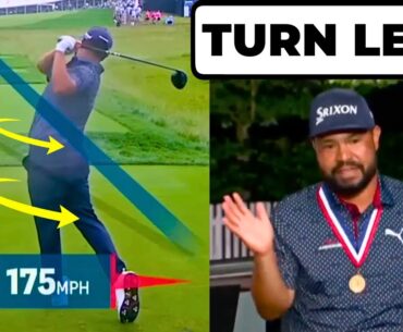 J.J. Spaun Says "Turn Left" For Consistent Ball Striking! (LIVE Golf Swing Analysis)