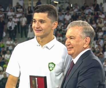 Shavkat Mirziyoev futbolchilarga BYD sovg'a qildi | O'zbekiston - Qatar 3:0